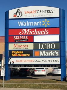 Outdoor Tenant Pylon Sign